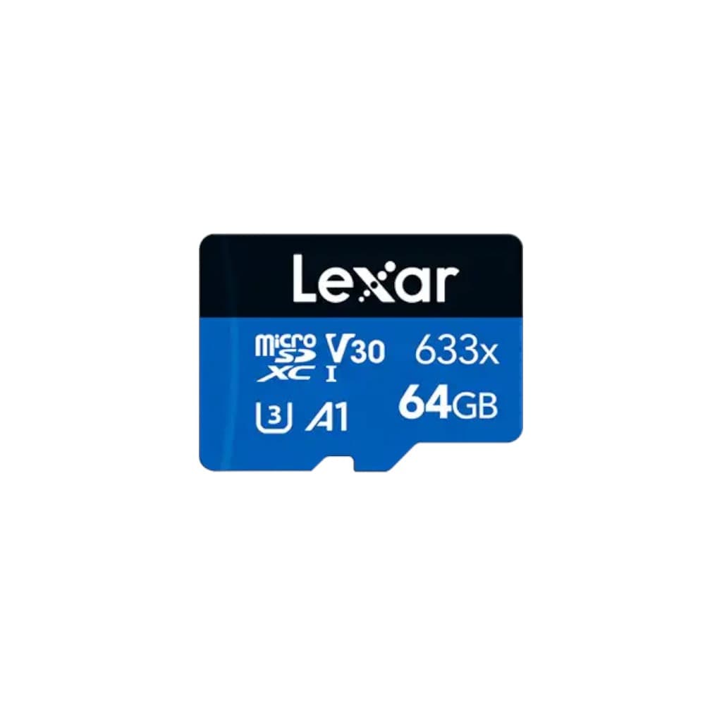 Lexar High-Performance 633X Micro SD Card - 64GB