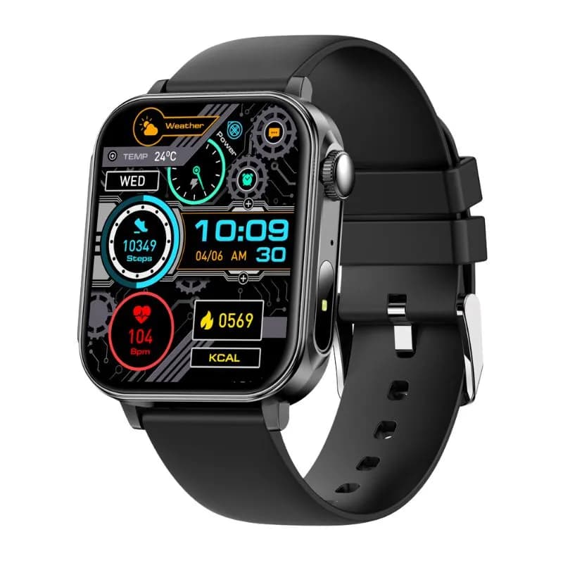 Colmi P80 BT Calling Smartwatch - Silicon Belt