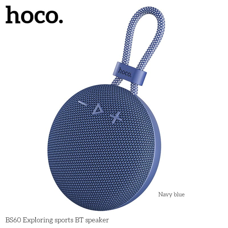 Hoco BS60 Mini Portable Sports Speaker - Navy Blue Color
