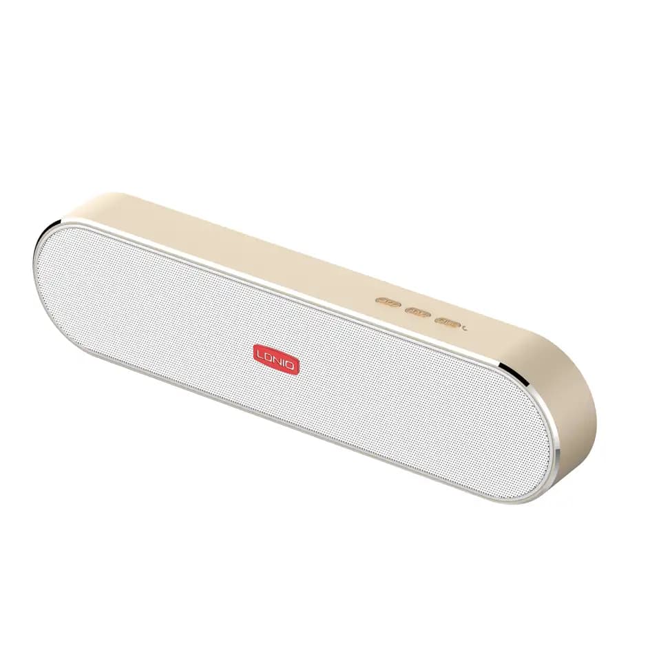 LDNIO BTS15 Portable Bluetooth 5.0 Wireless Speaker - Golden Color
