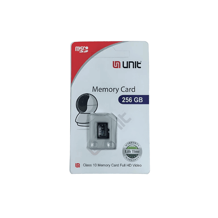 UNIT 256GB Memory Card Class 10 Memory Card Full HD Video