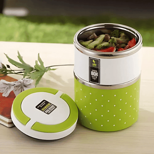 Double Layer Stainless Steel Insulated Lunch Box