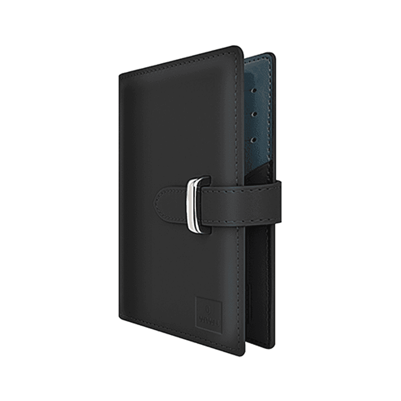 WIWU Ambassador Passport Wallet - Black Color