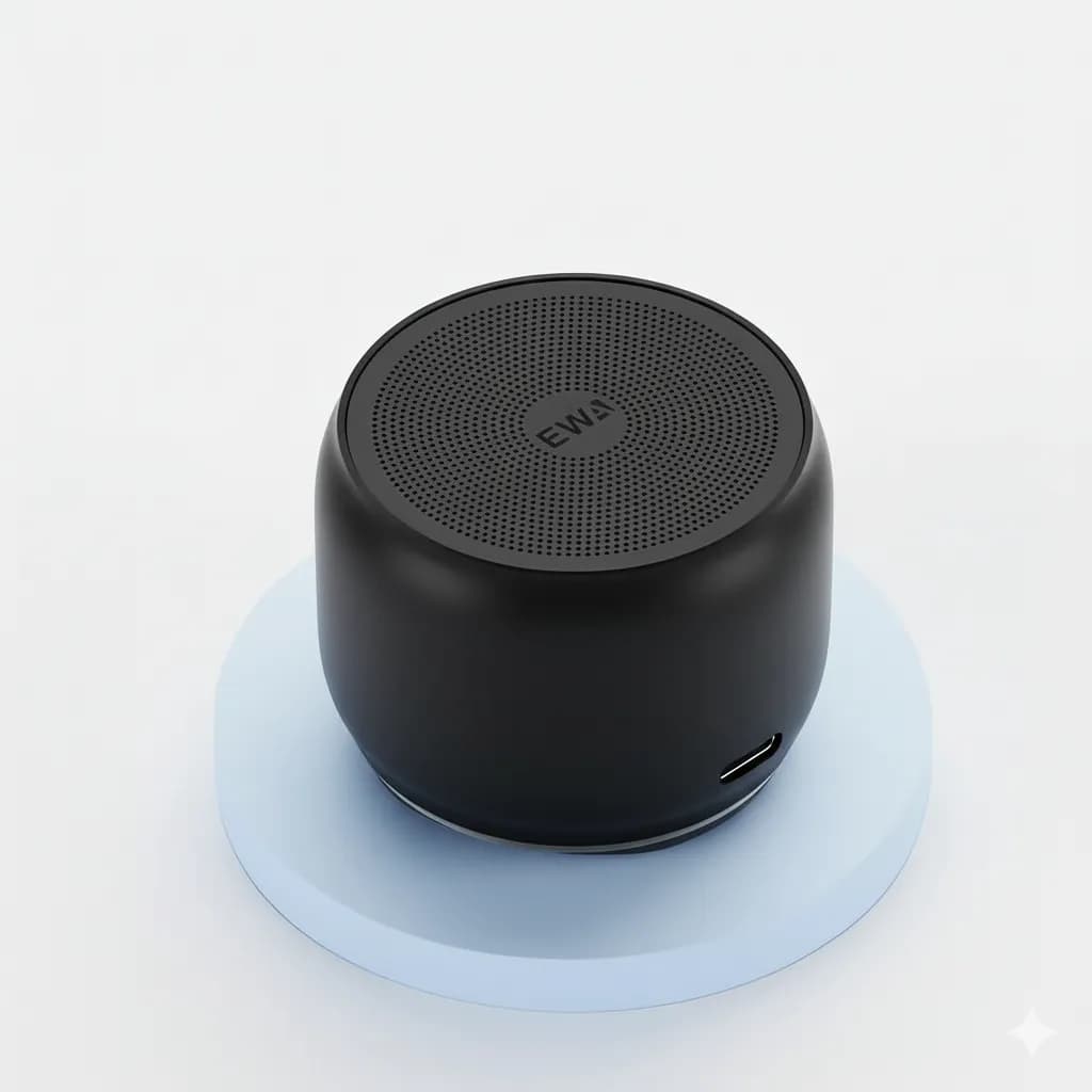EWA A126 Mini Bluetooth 5.0 Portable Speaker - Black