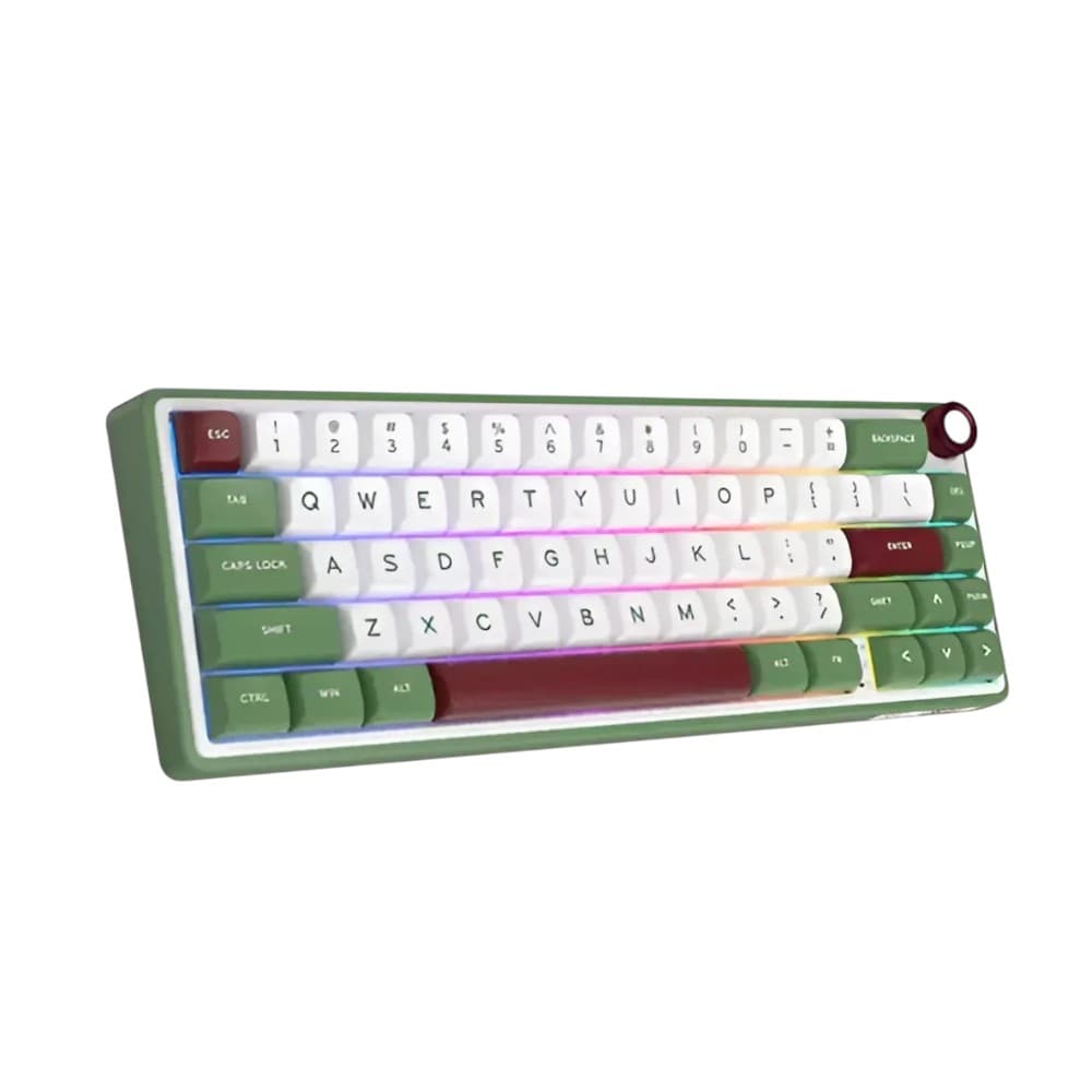 Royal Kludge RK R65 RGB Hotswappable Mechanical Keyboard - Greensand