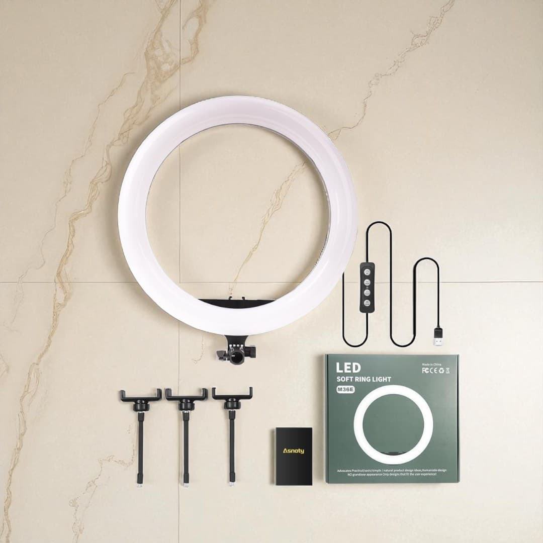 M36E Led Soft Ring Light - 15 Inch